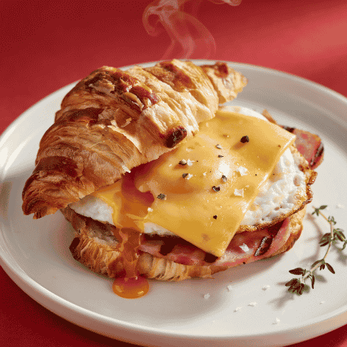 Ham, Egg & Cheese Sizzli (Croissant) 