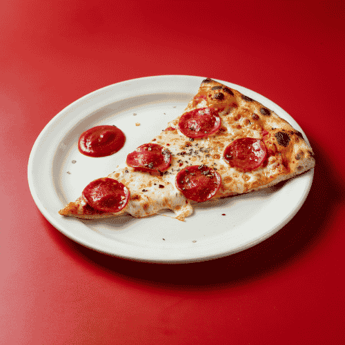 Pepperoni pizza slice new
